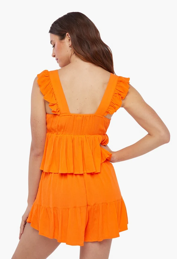 Gauze Ruffle Top - Image 2