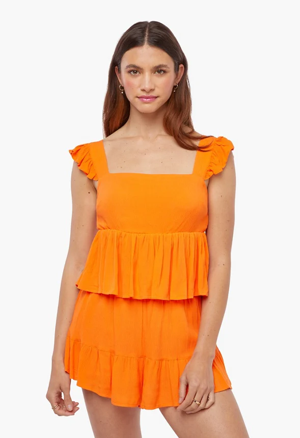 Gauze Ruffle Top - Image 5