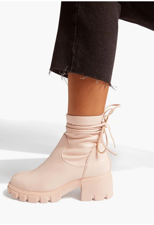 Geborah Lug Sole Bootie - Image 5