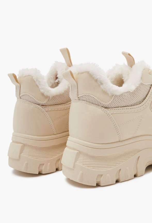 Georgia Faux Fur Chunky Sneaker - Image 4