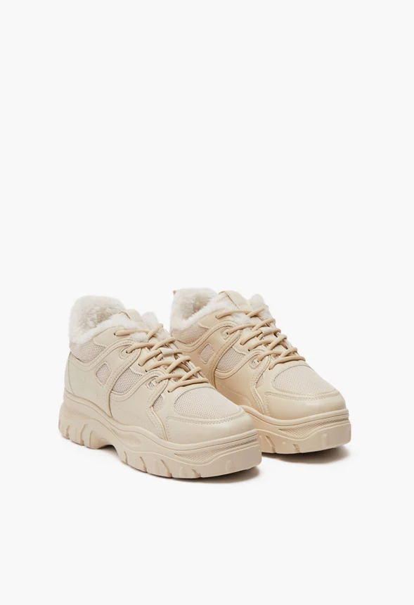 Georgia Faux Fur Chunky Sneaker - Image 5