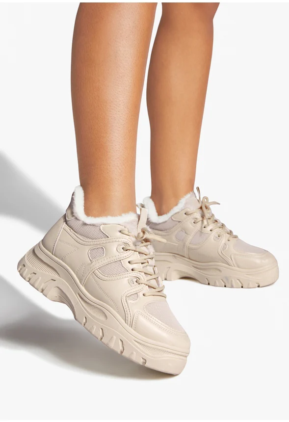 Georgia Faux Fur Chunky Sneaker - Image 6