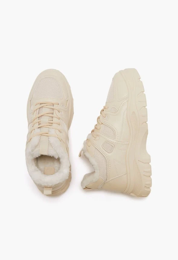 Georgia Faux Fur Sneaker - Image 2