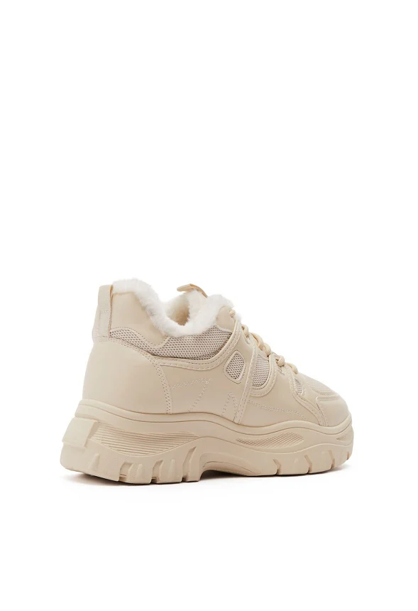 Georgia Faux Fur Sneaker - Image 3