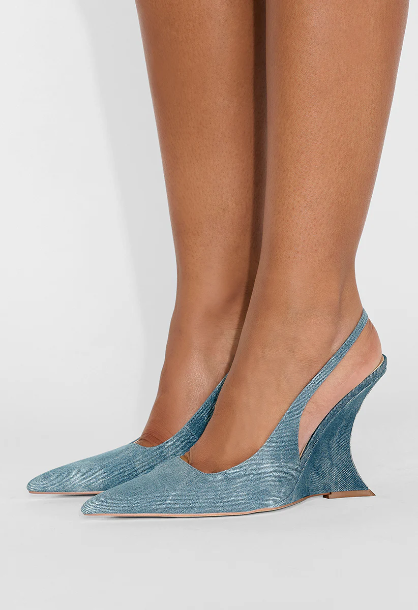 Gigi Slingback Wedge Pump - Image 2
