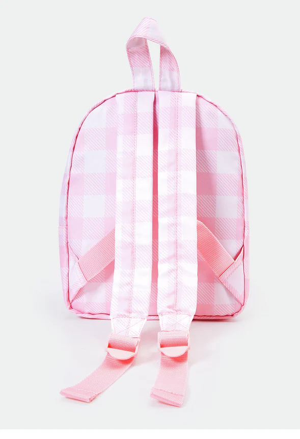 Gingham Mini Backpack - Image 3