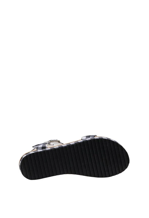 Gingham Platform Strap Sandal - Image 5