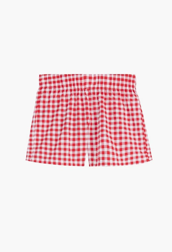 Gingham Pull On Shorts - Image 4