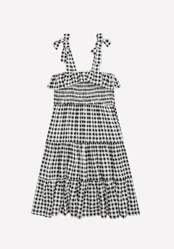 Gingham Smocked Dress - Image 2