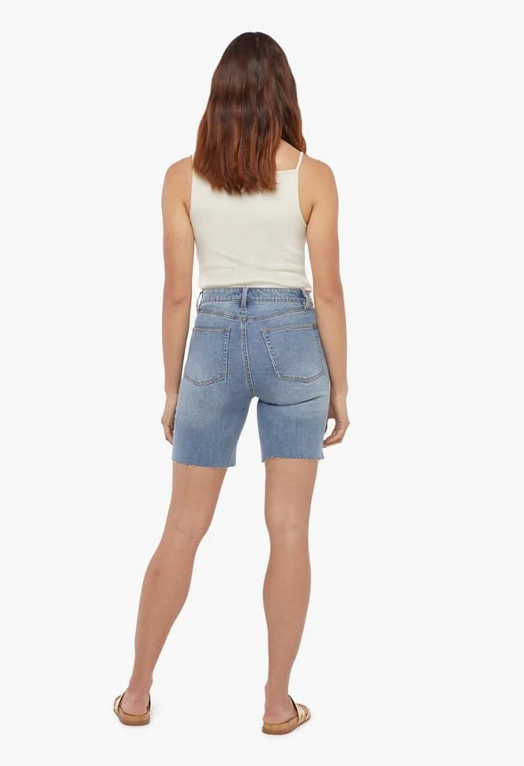 Girlfriend Denim Shorts - Image 3