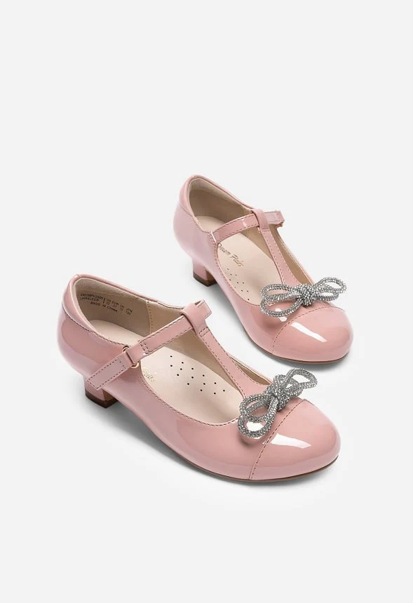 Girls Bow Mary Jane Shoes - Image 2