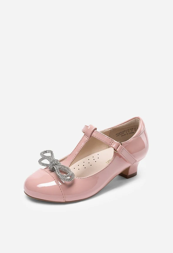 Girls Bow Mary Jane Shoes - Image 3