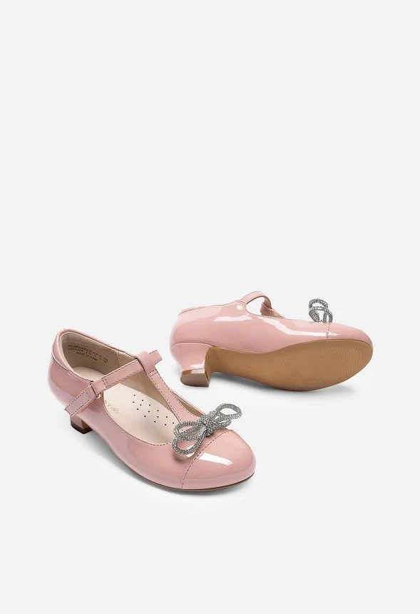 Girls Bow Mary Jane Shoes - Image 4