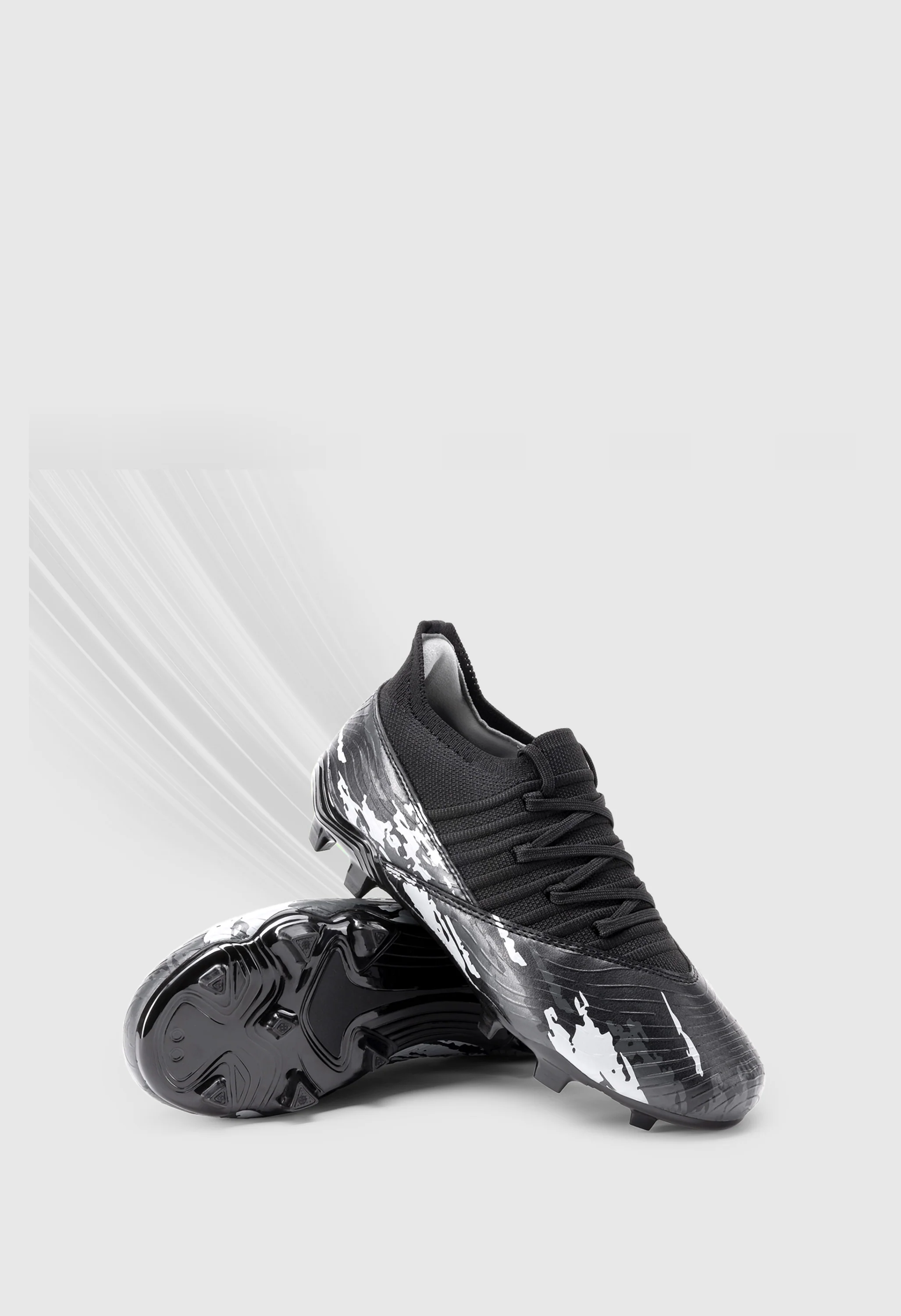 Girls Boys Soccer Cleats Youth Firm Groud Outdoor Sports Athletic Mid-top Football Shoes for Little/Big Kid - Image 5