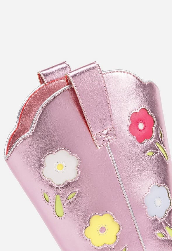 Girls Embroidered Western Boot - Image 4