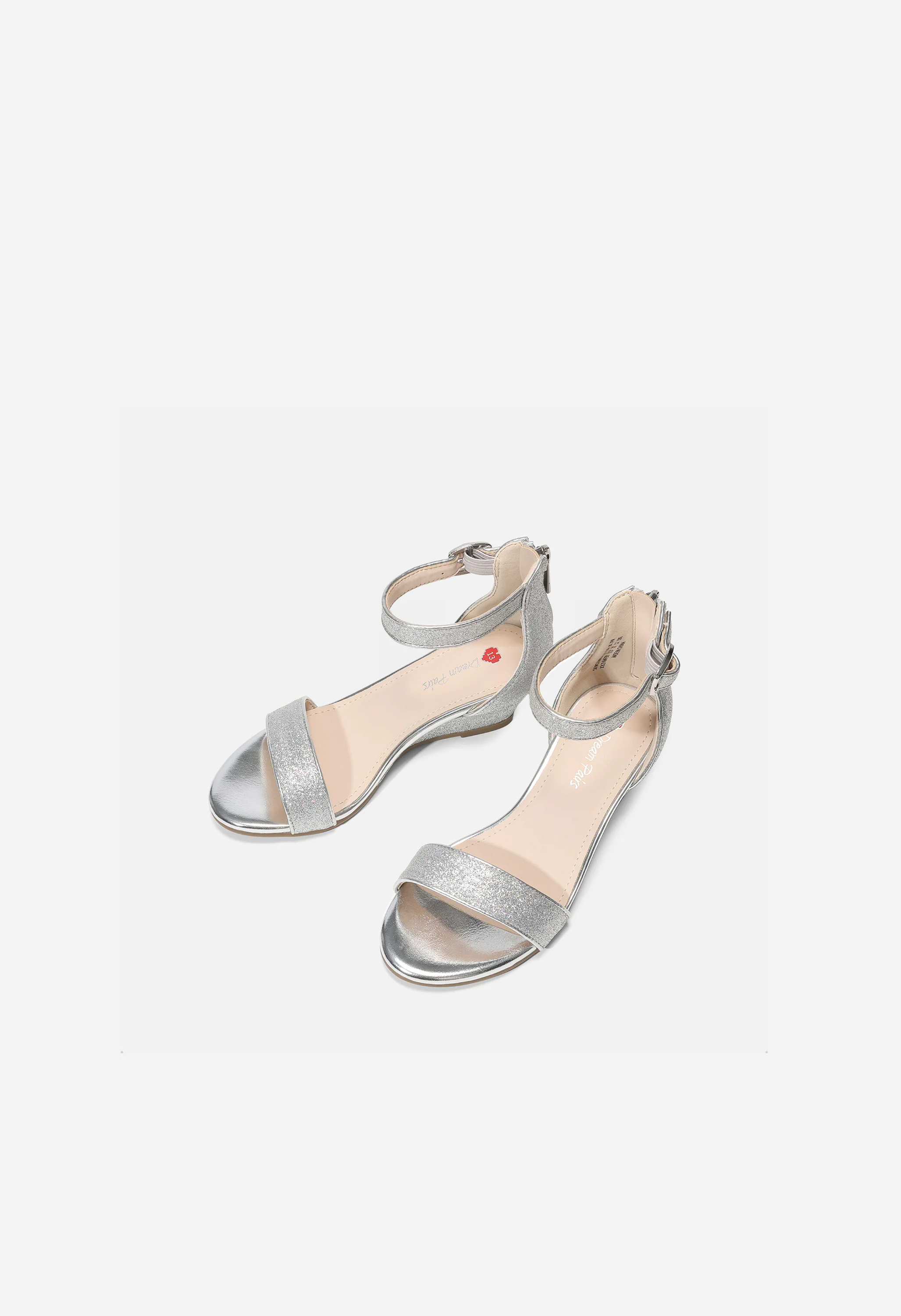 Girls' Flower Open Toe Platform Wedge Sandals - Image 5
