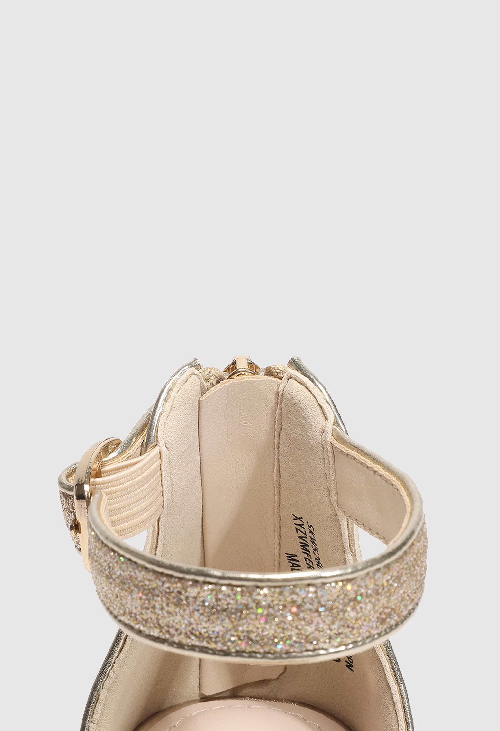 Girls' Flower Open Toe Platform Wedge Sandals - Image 3
