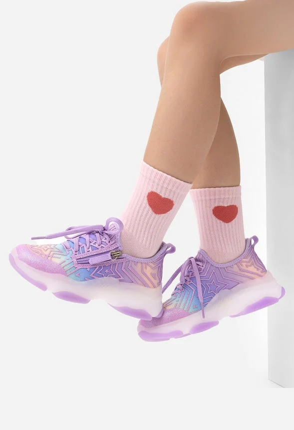 Girls Glitter Sneaker - Image 2