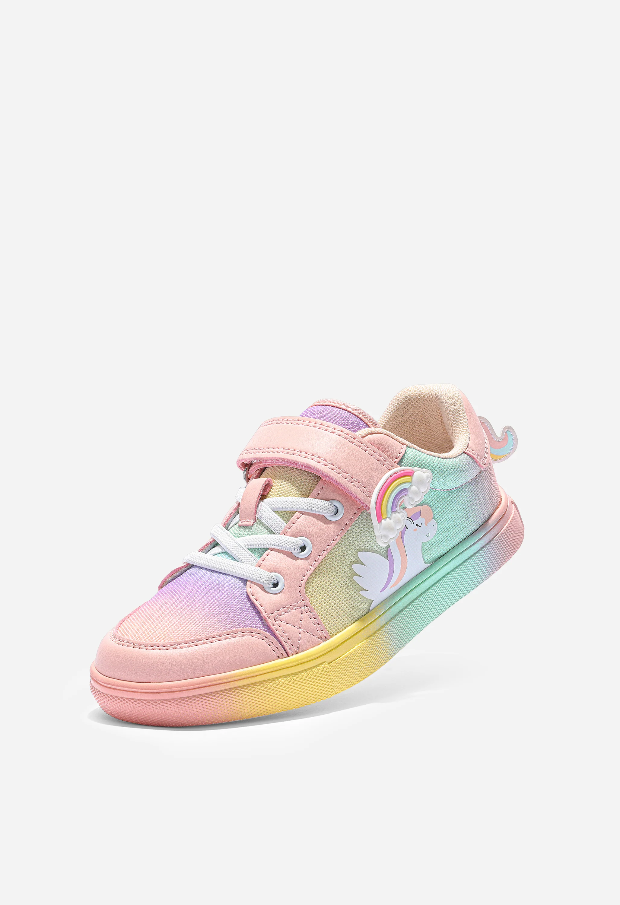 Girl's Rainbow Casual School Toddler Sneakers - Image 2