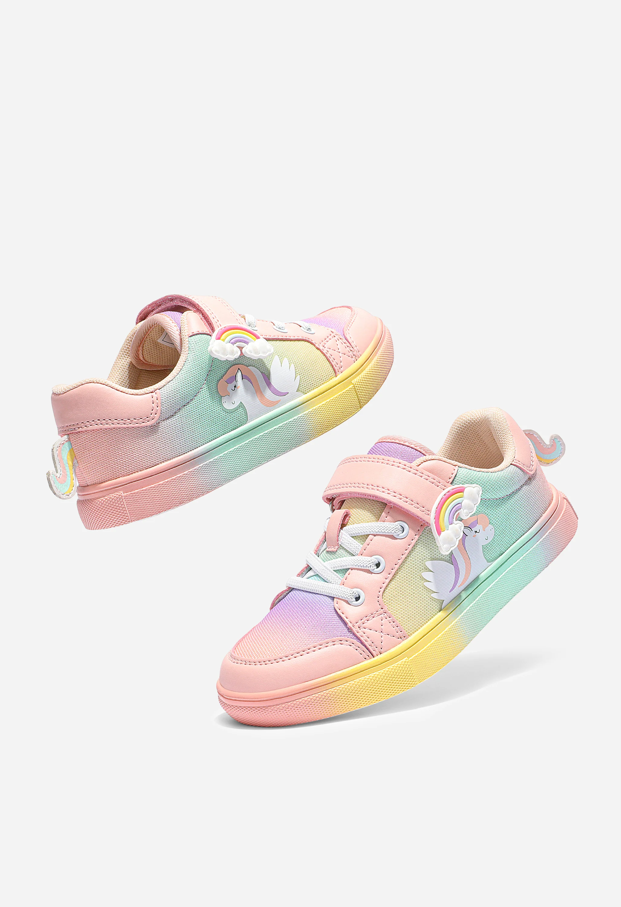 Girl's Rainbow Casual School Toddler Sneakers - Image 5
