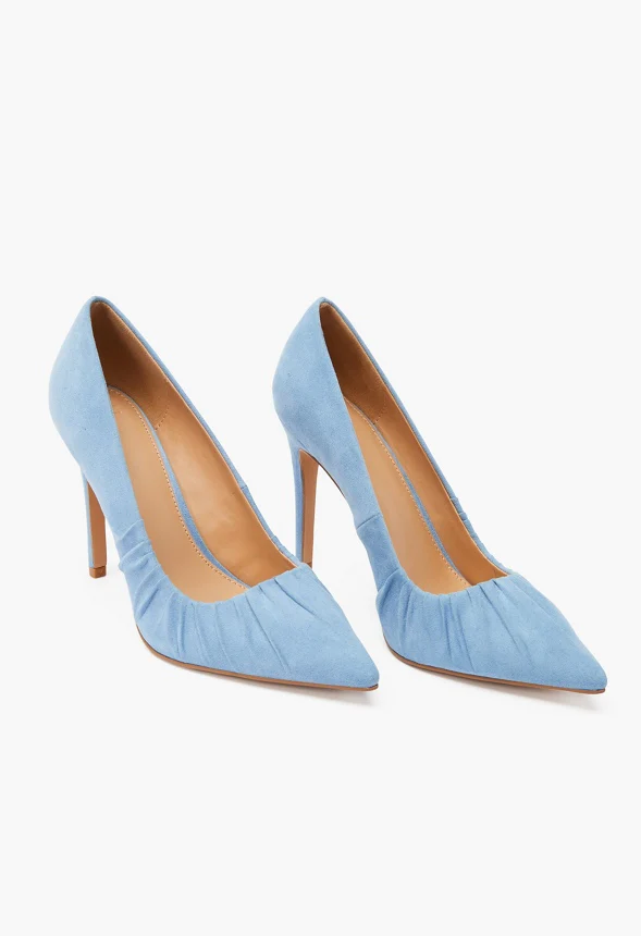 Gisselle Pleated Pointed Toe Pump - Image 6