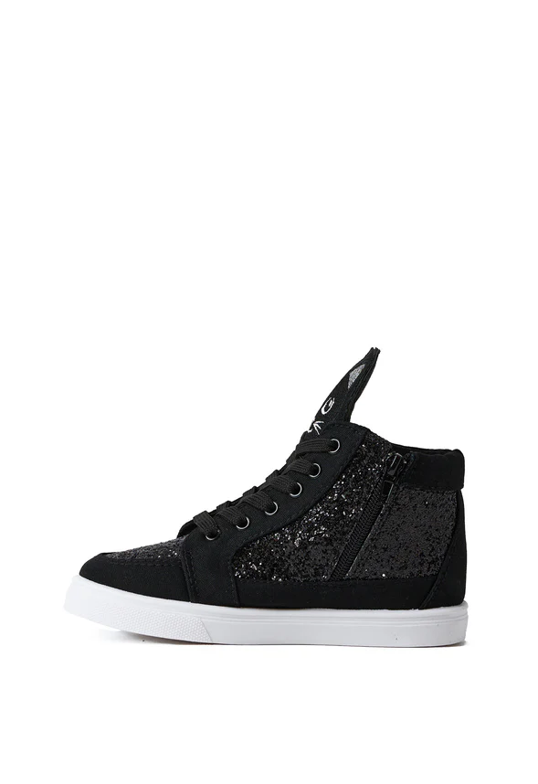 Glitter Cat Face High Top Sneaker - Image 3