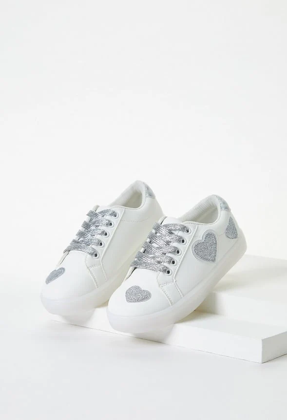 Glitter Hearts Light Up Sneaker - Image 7