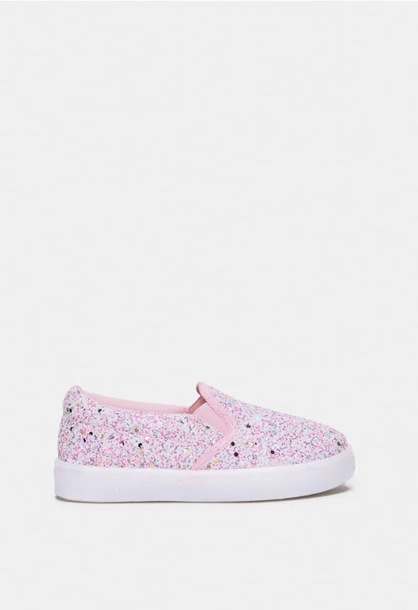 Glitter Light Up Slip On Sneaker - Image 3