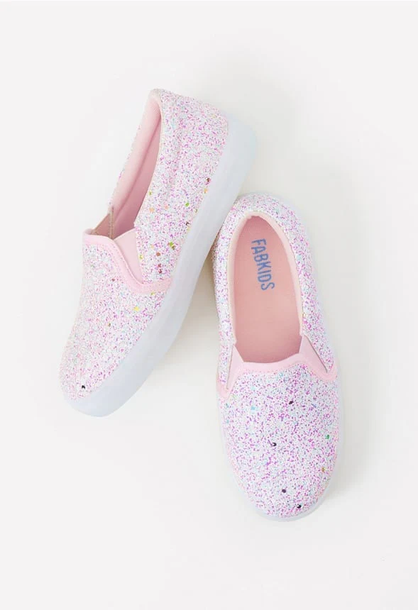 Glitter Light Up Slip On Sneaker - Image 6