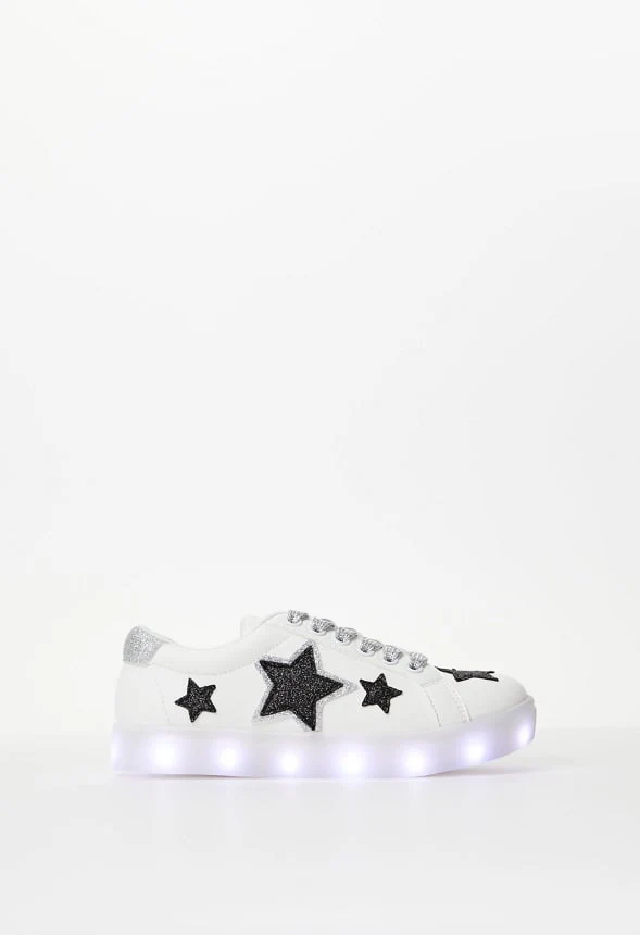 Glitter Star Light Up Sneaker - Image 3
