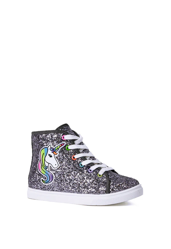 Glitter Unicorn High Top Sneaker - Image 3
