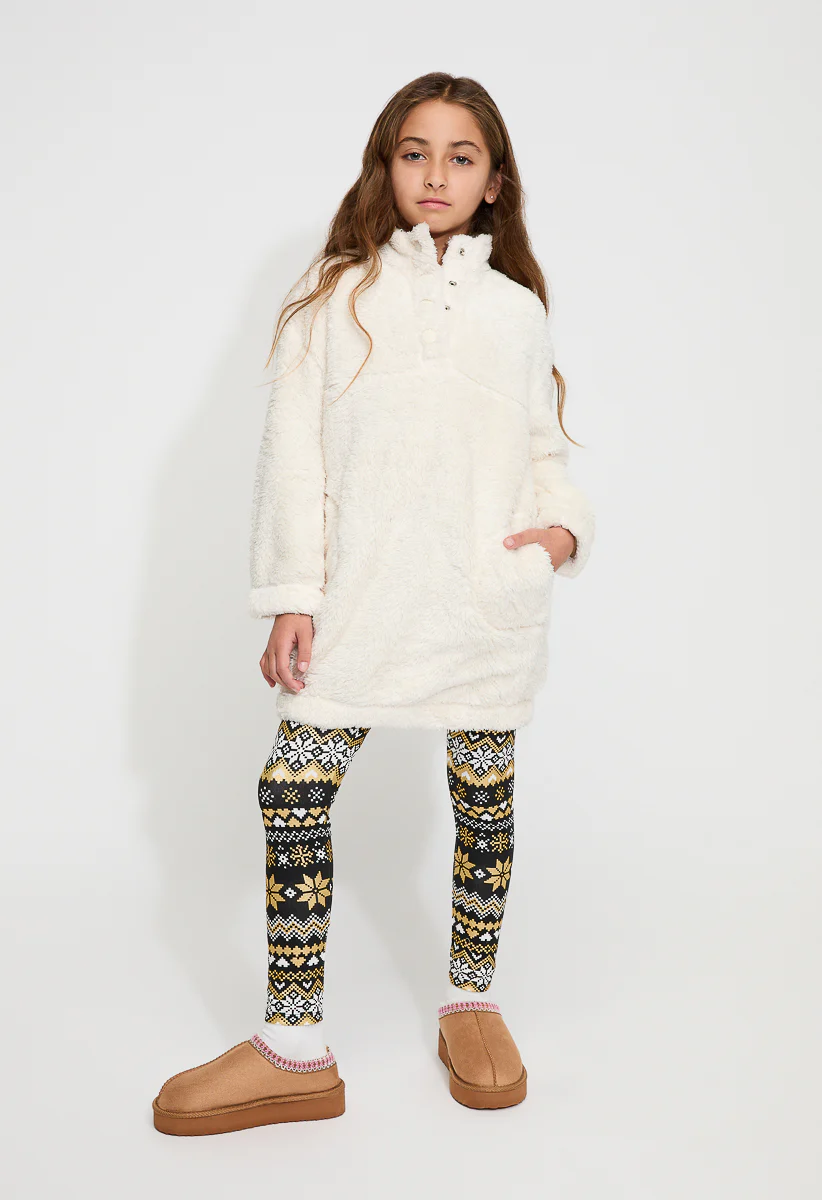 Gold Fair Isle Legging - Image 2