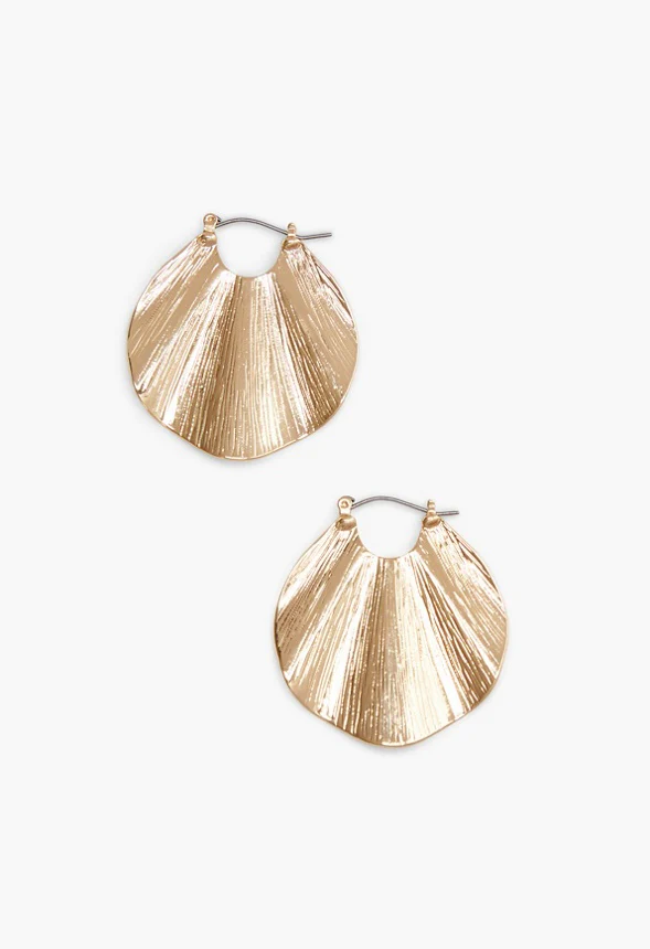 Gold Wave Hoops - Image 2