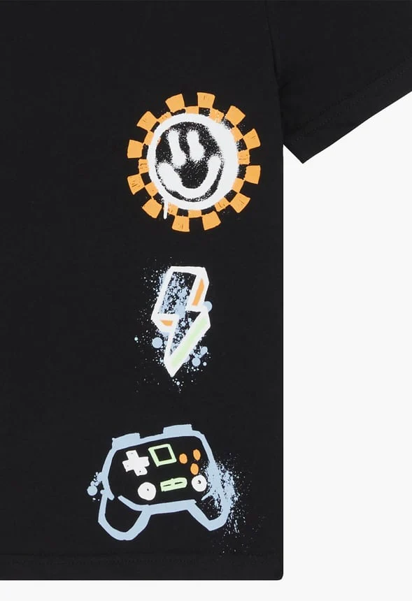 Graffiti Icons Tee - Image 4