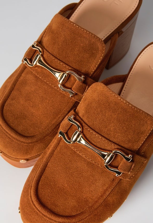 Greta Block Heel Clog Mule - Image 5