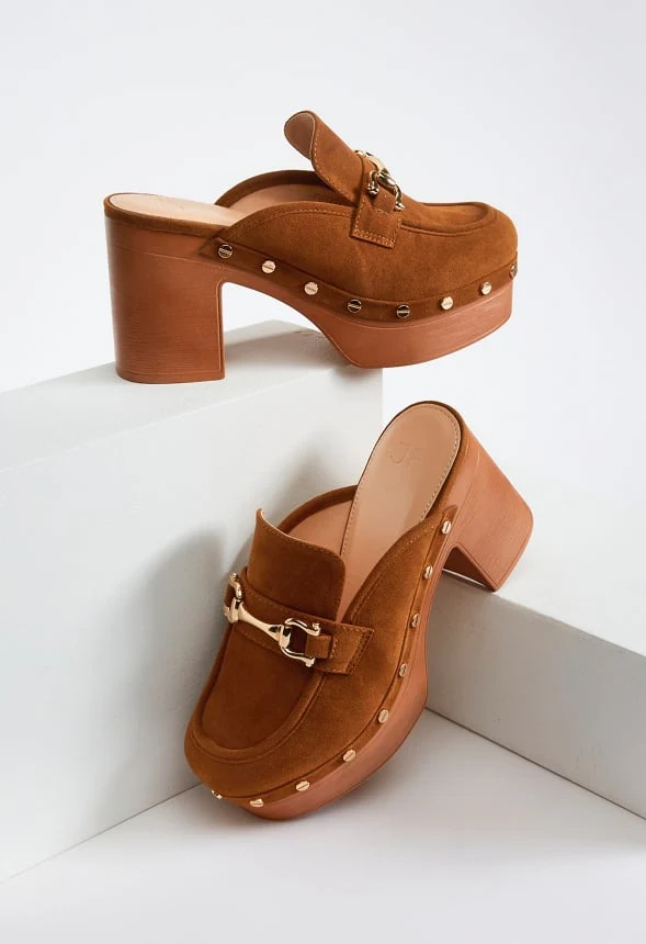 Greta Block Heel Clog Mule - Image 6