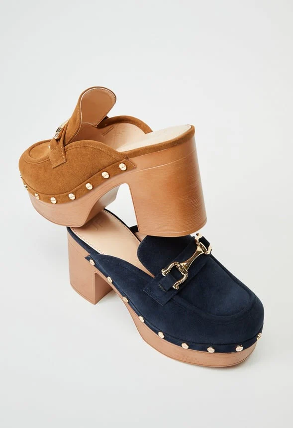 Greta Block Heel Clog Mule - Image 7