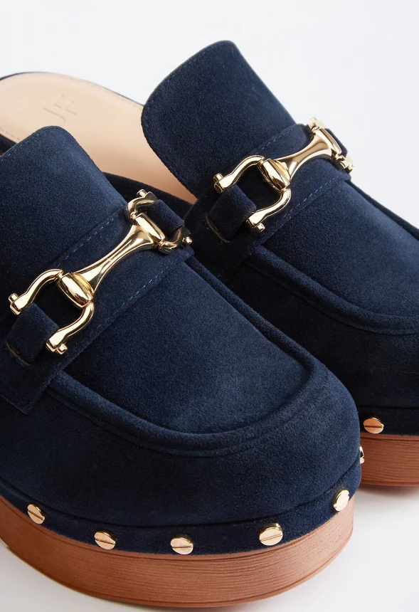 Greta Block Heel Clog Mule - Image 5