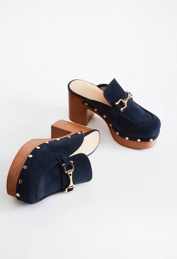 Greta Block Heel Clog Mule - Image 6