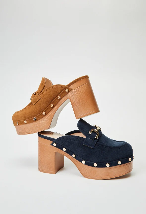 Greta Block Heel Clog Mule - Image 8