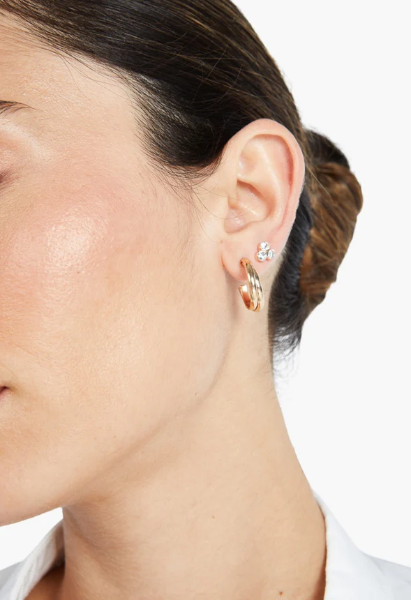 Greta Rhinestone Mix Earrings Multipack - Image 2