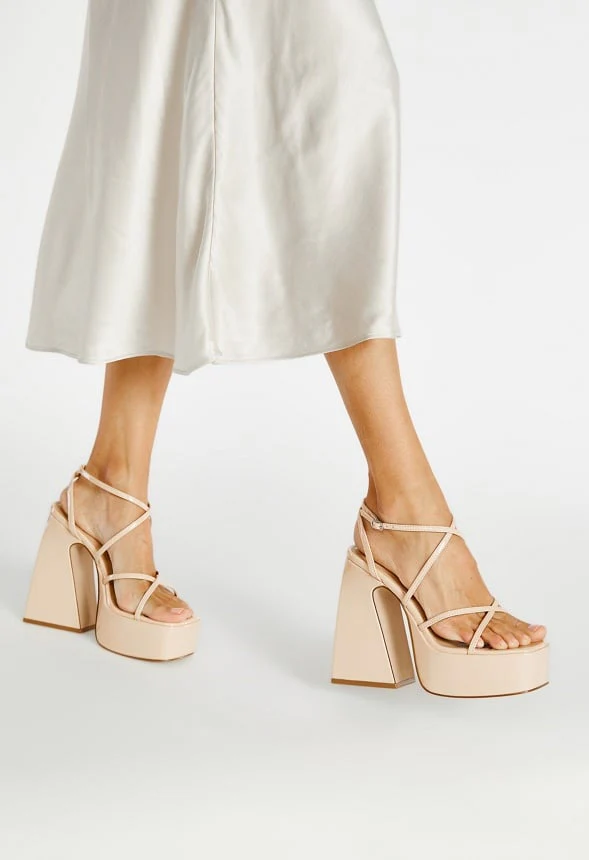 Haisley Platform Heeled Sandal - Image 10