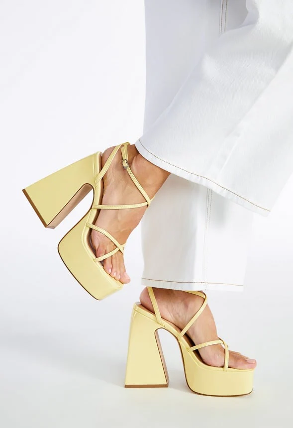Haisley Platform Heeled Sandal - Image 2