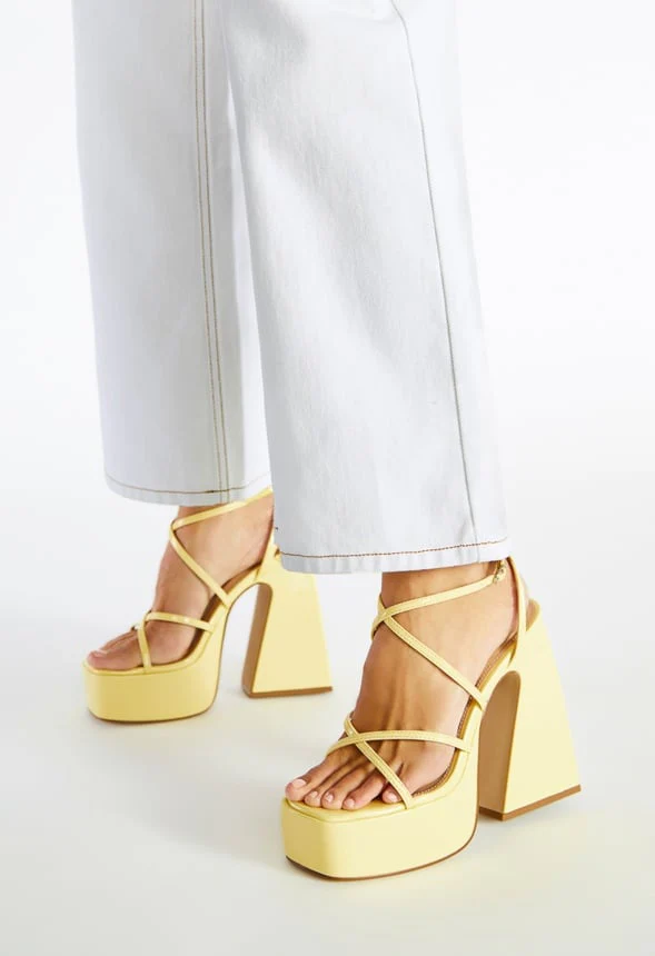 Haisley Platform Heeled Sandal - Image 9