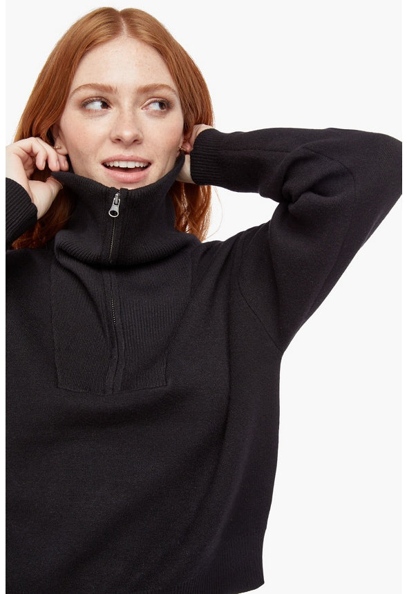 Half Zip Collar Sweater - Image 4