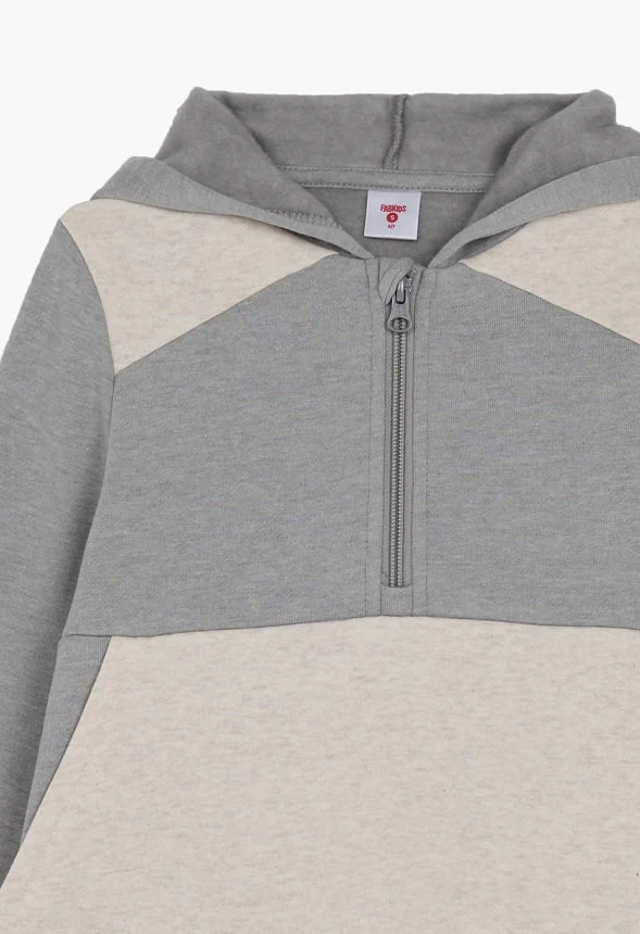 Half Zip Oversized Hoodie - Image 4