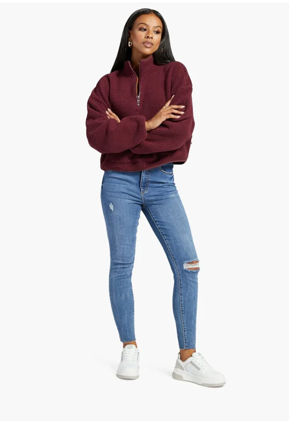Half Zip Pullover Fleece - Image 4