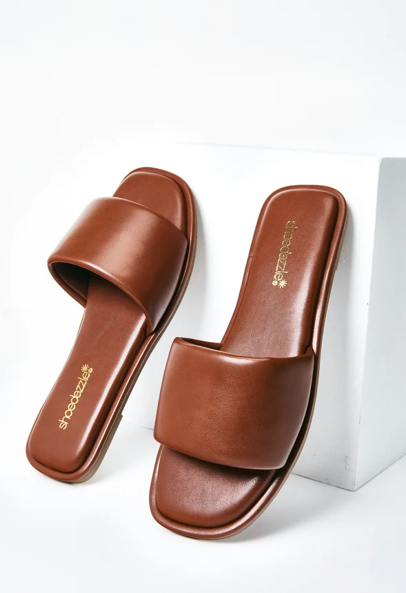 Halle Flat Slide Sandal - Image 6