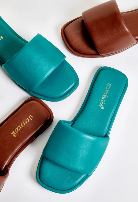 Halle Flat Slide Sandal - Image 2