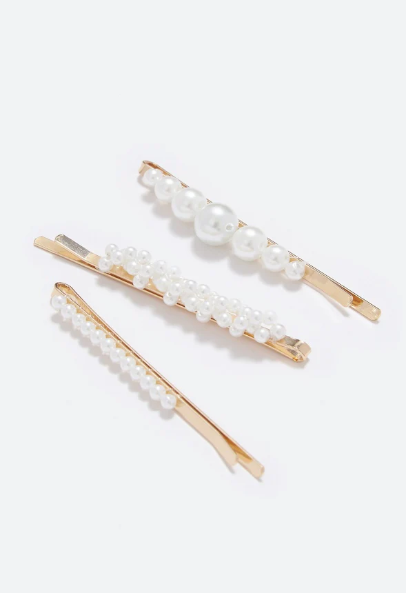 Halle Pearl Hair Slides - Image 3